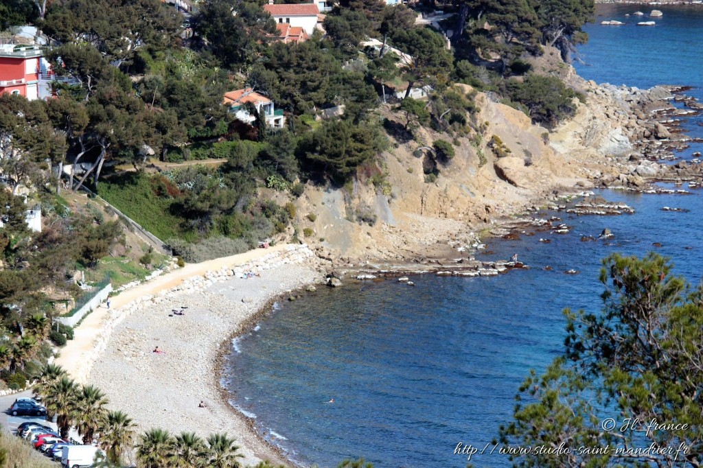 Saint Mandrier sur mer, plage de la Coudoulière