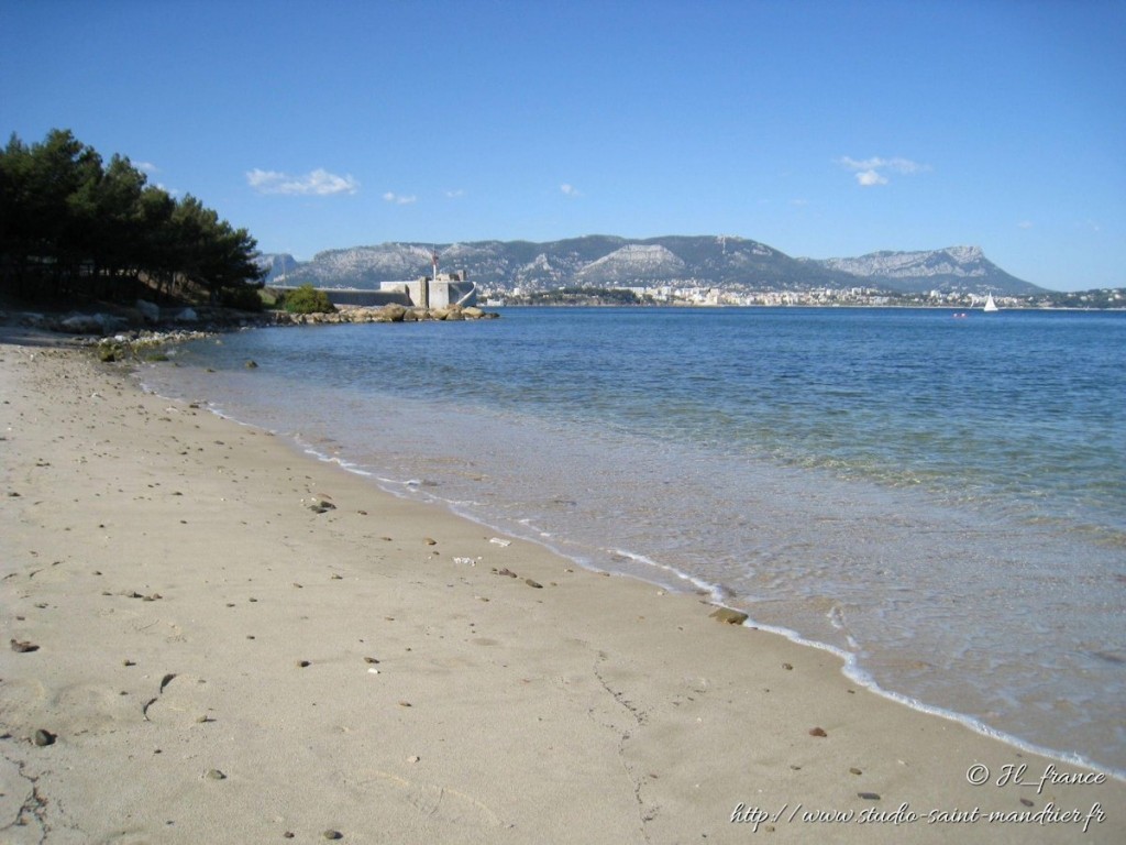 Saint Mandrier sur mer, plage de la vieille